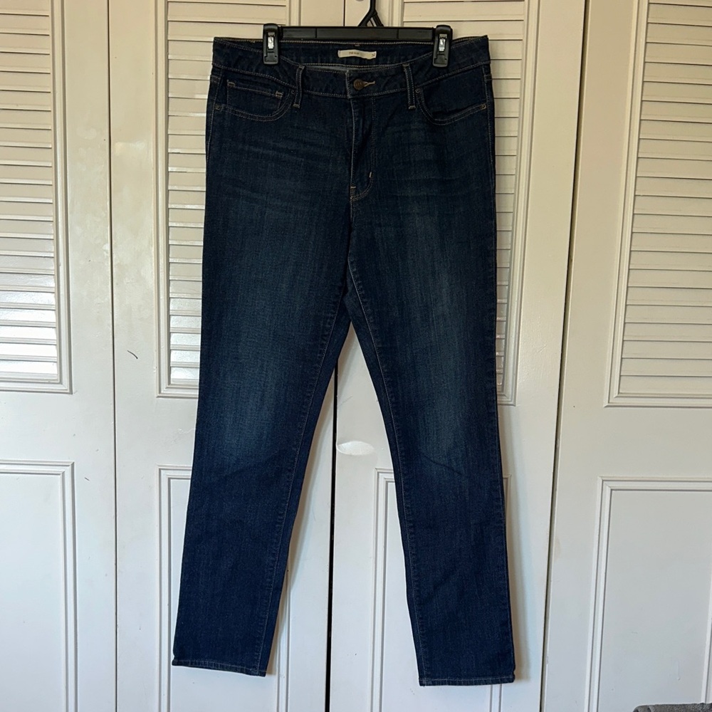 Levi Strauss Dark Indigo Straight Leg Women's Jeans
